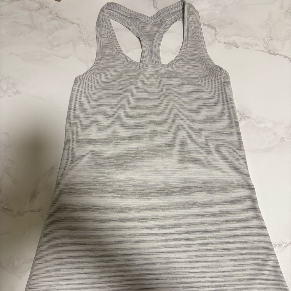 Lululemon Cool Racerback Tank in Gray